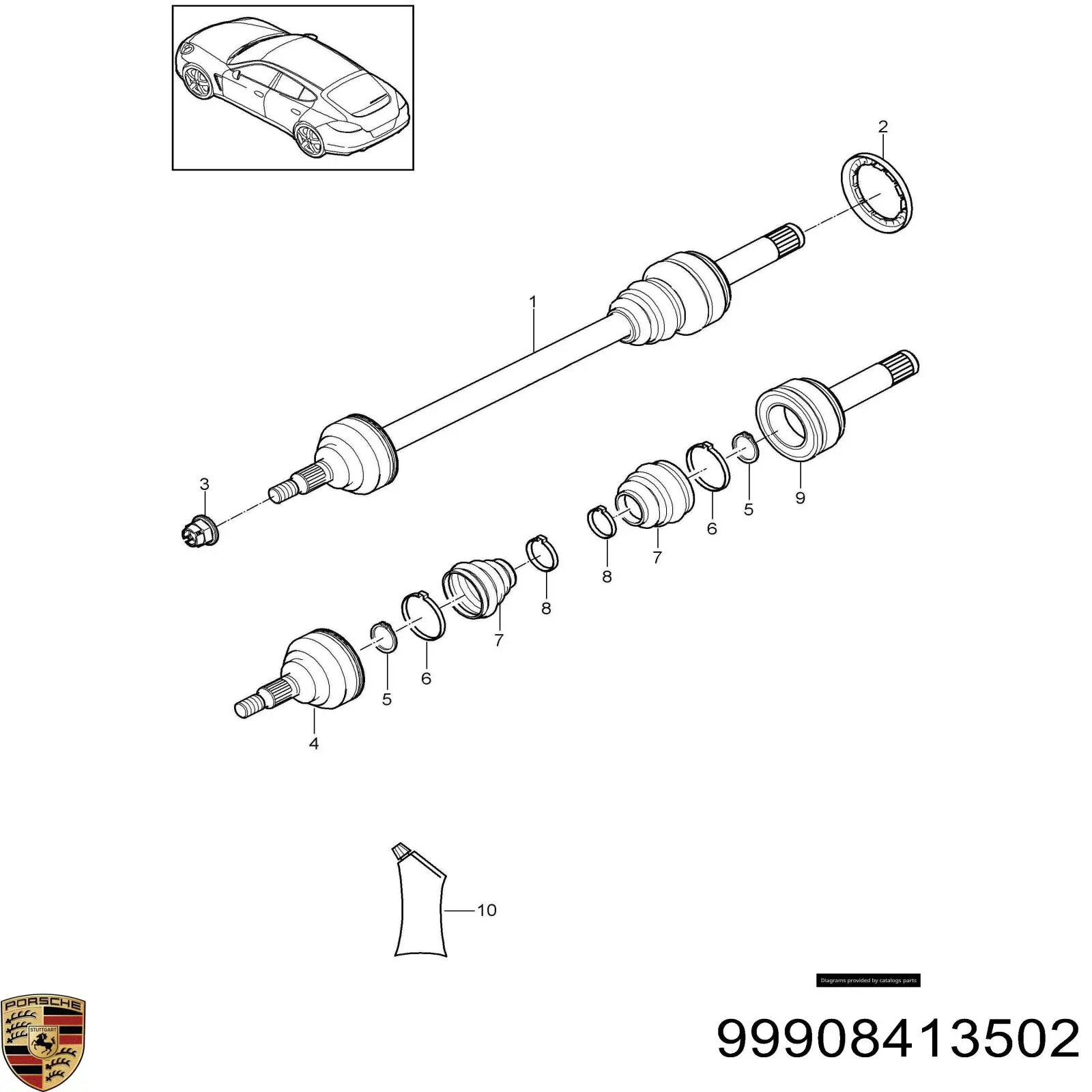  Porsche 99908413502 ціна, від 18.48 USD