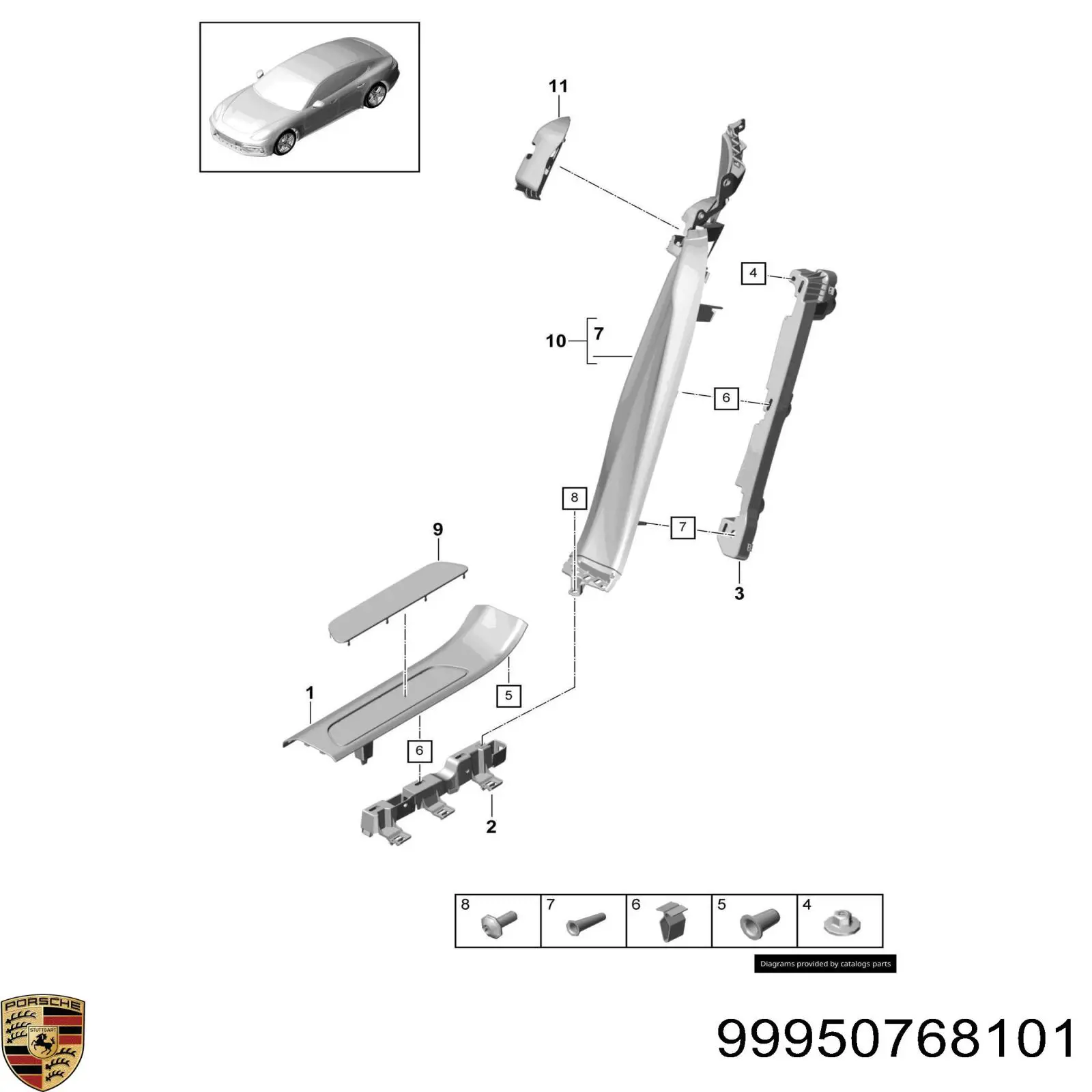  Porsche 99950768101 ціна, від 4.30 USD