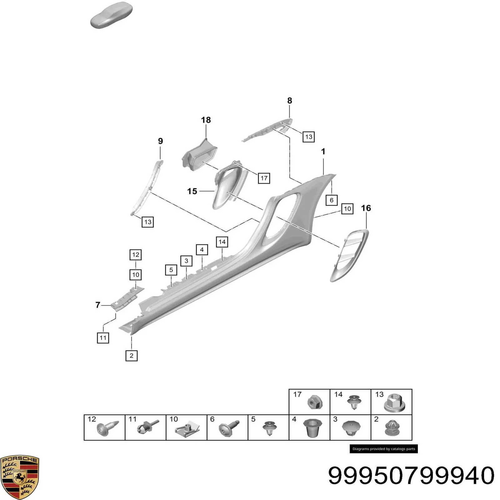 Купити 99950799940 Porsche 