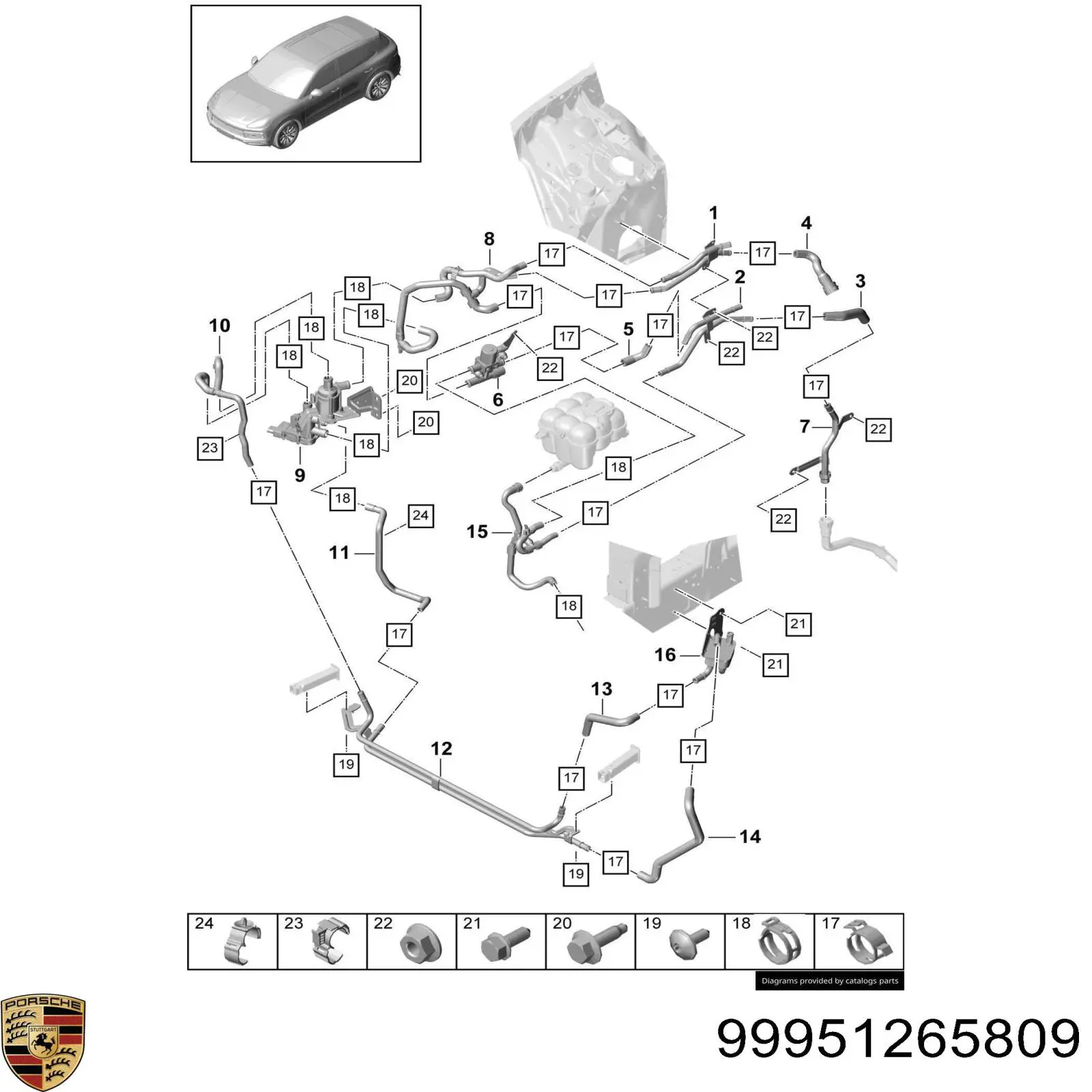 Купити 99951265809 Porsche 