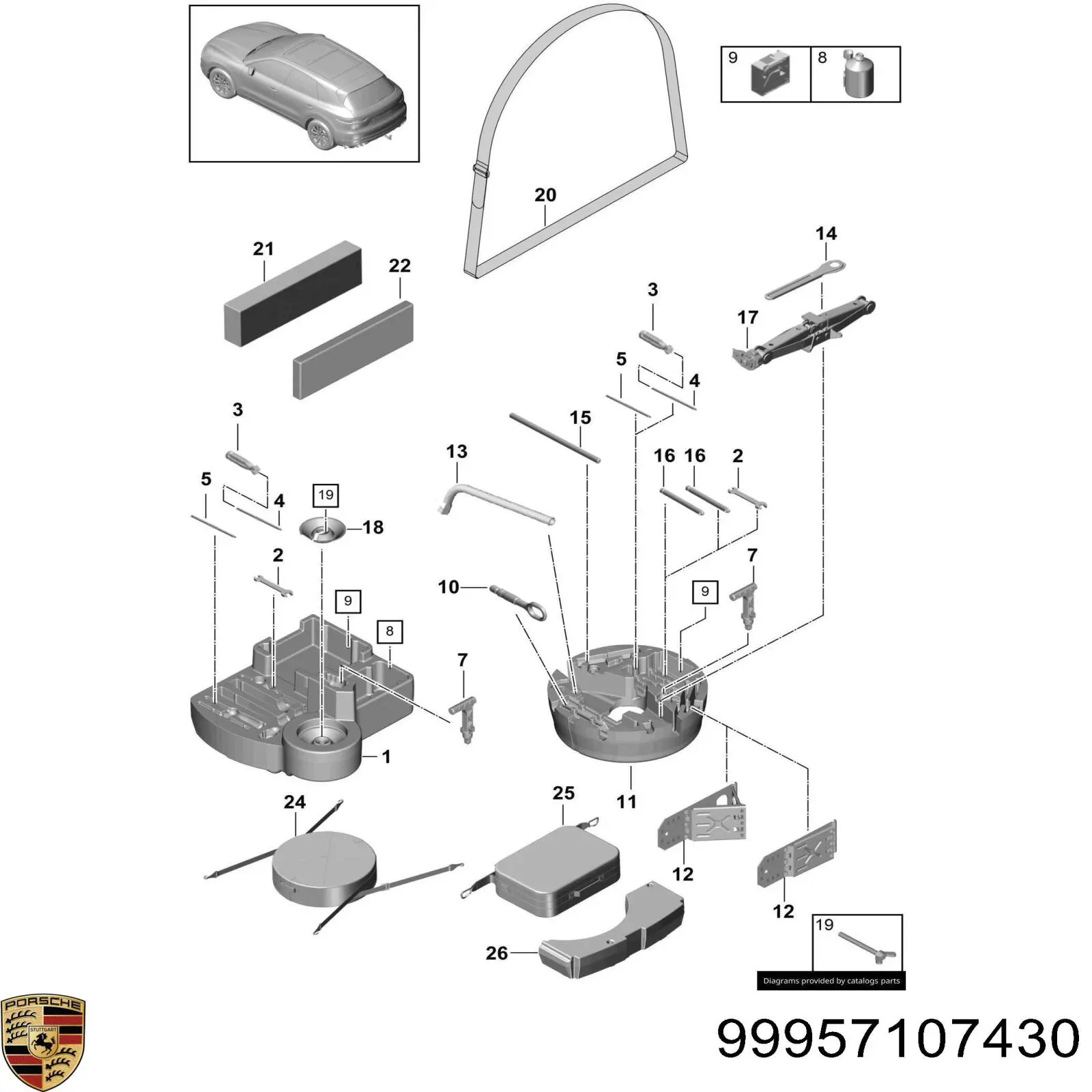 99957107430 Porsche 