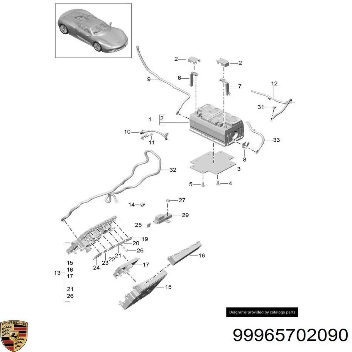 99965702090 Porsche 