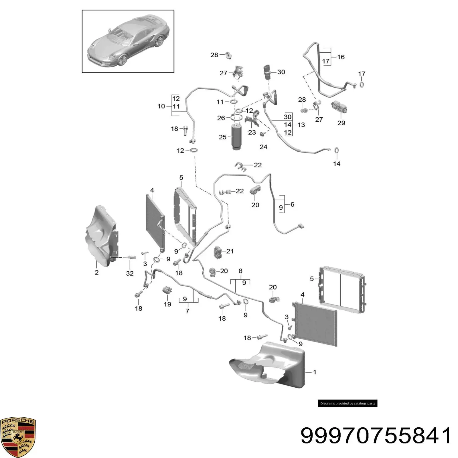  Porsche 99970755841 ціна, від 9.21 USD