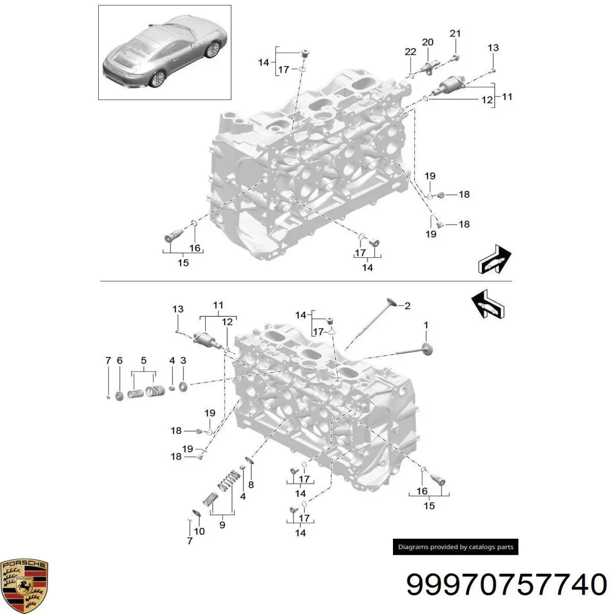 Купити 99970757740 Porsche 