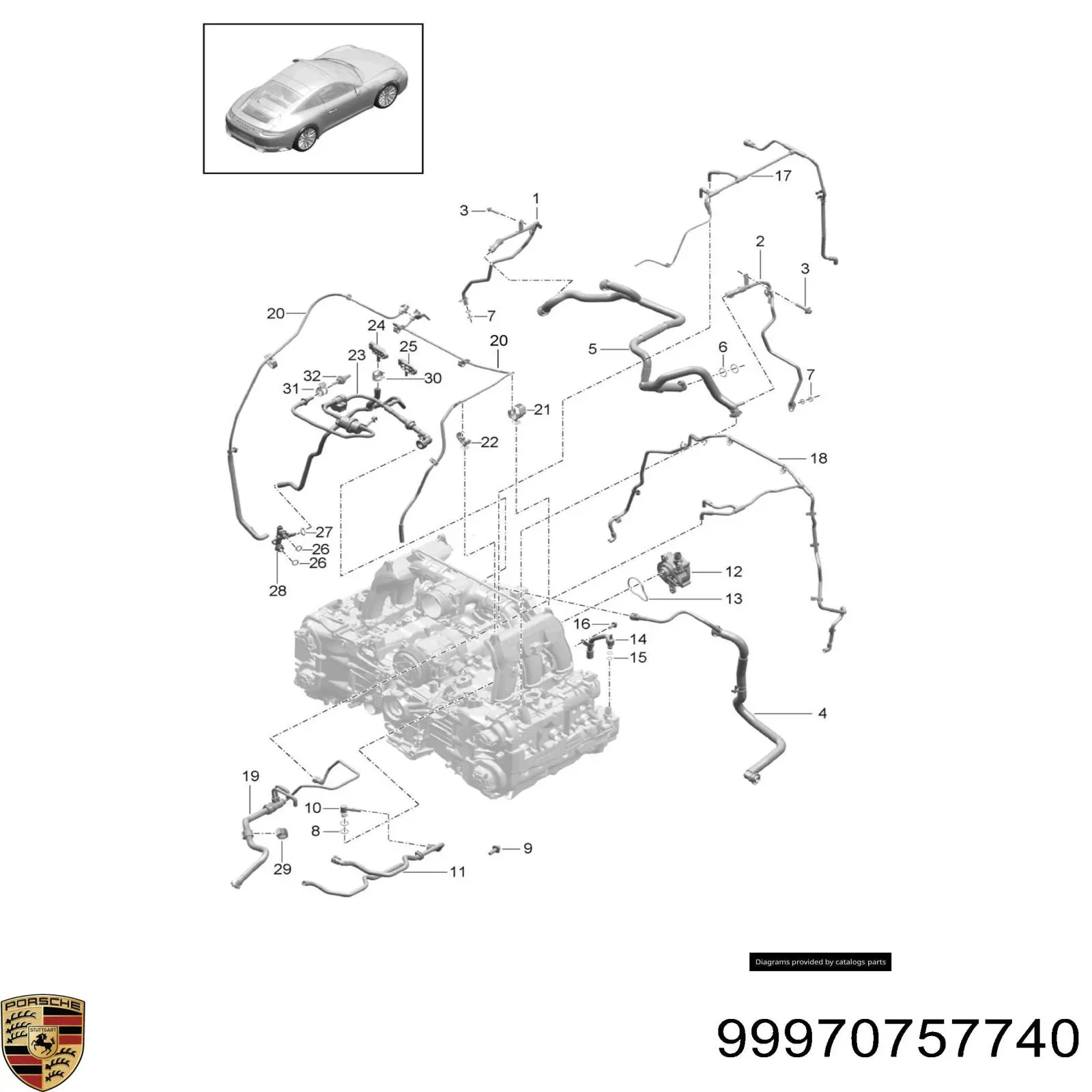  Porsche 99970757740 ціна, від 4.28 USD