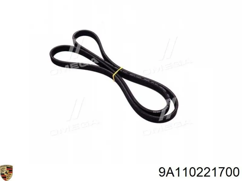 Клиновий ремінь Porsche 9A110221700 ціна, від 24.03 USD