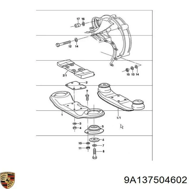 9A137504602 Porsche 