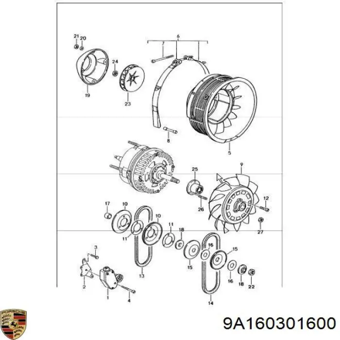 Генератор автомобільний Ford BK3T10300EA