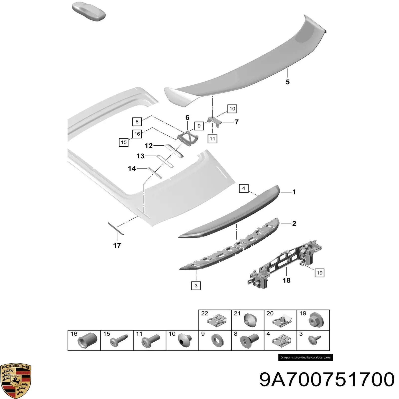  Porsche 9A700751700