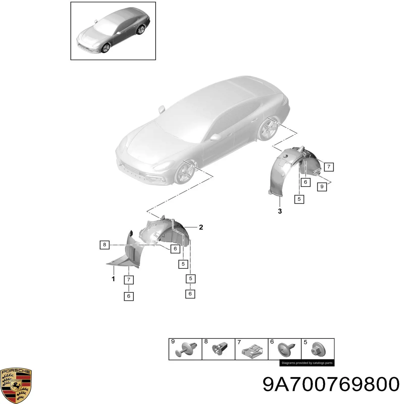  Porsche 9A700769800