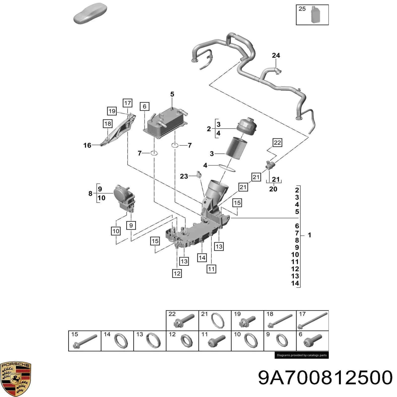 9A700812500 Porsche 