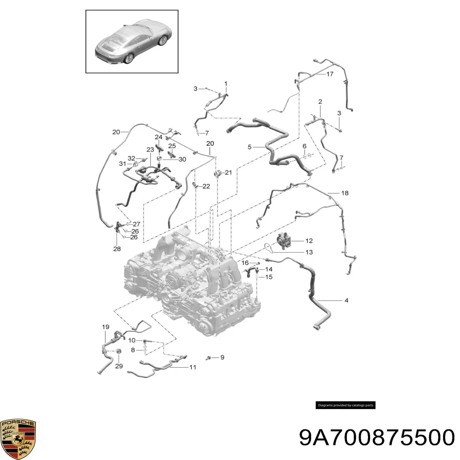  Porsche 9A700875500 ціна, від 9.94 USD