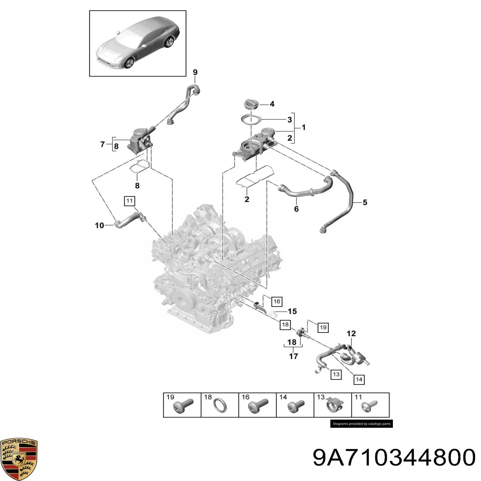 9A710344800 Porsche 