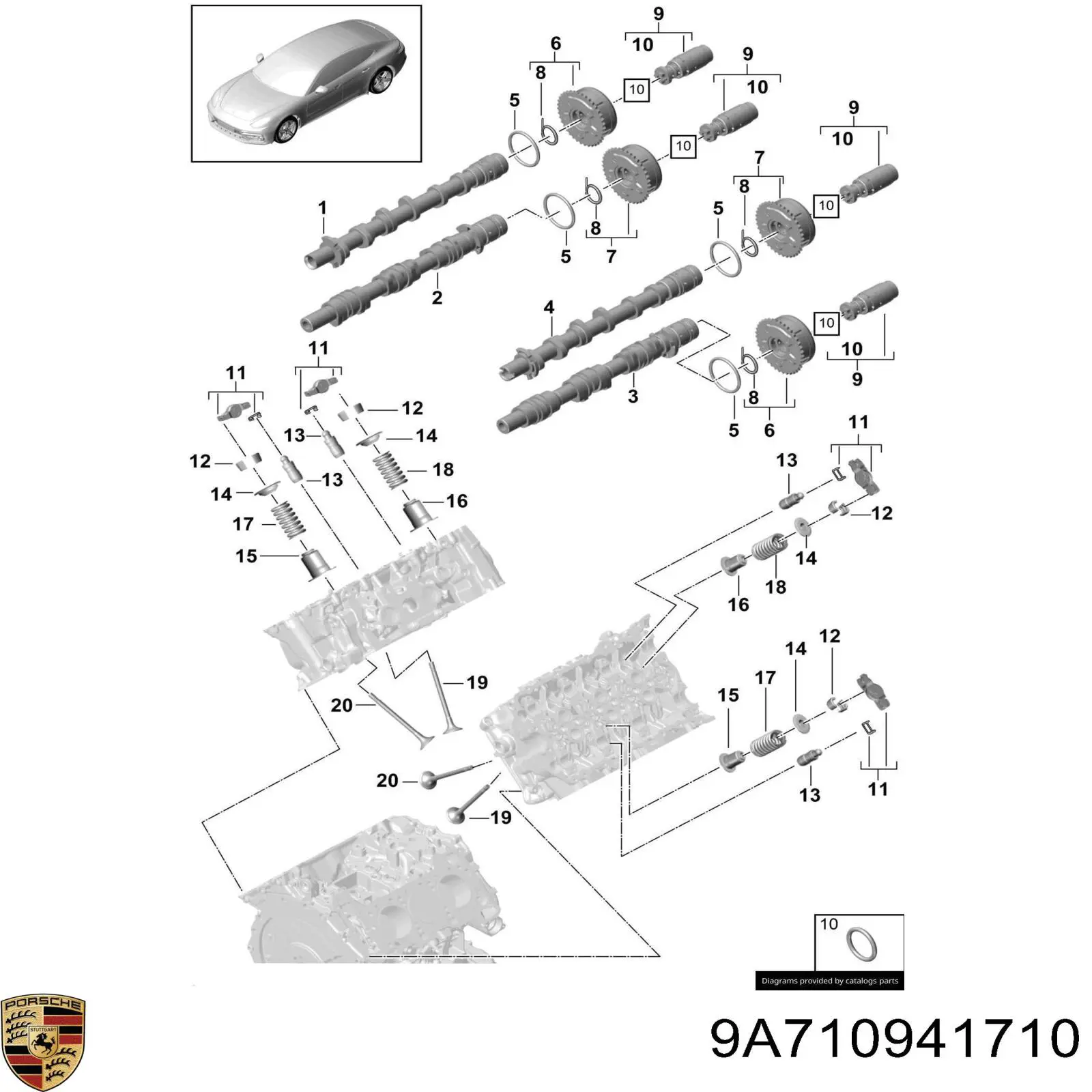  Porsche 9A710941710 ціна, від 41.39 USD