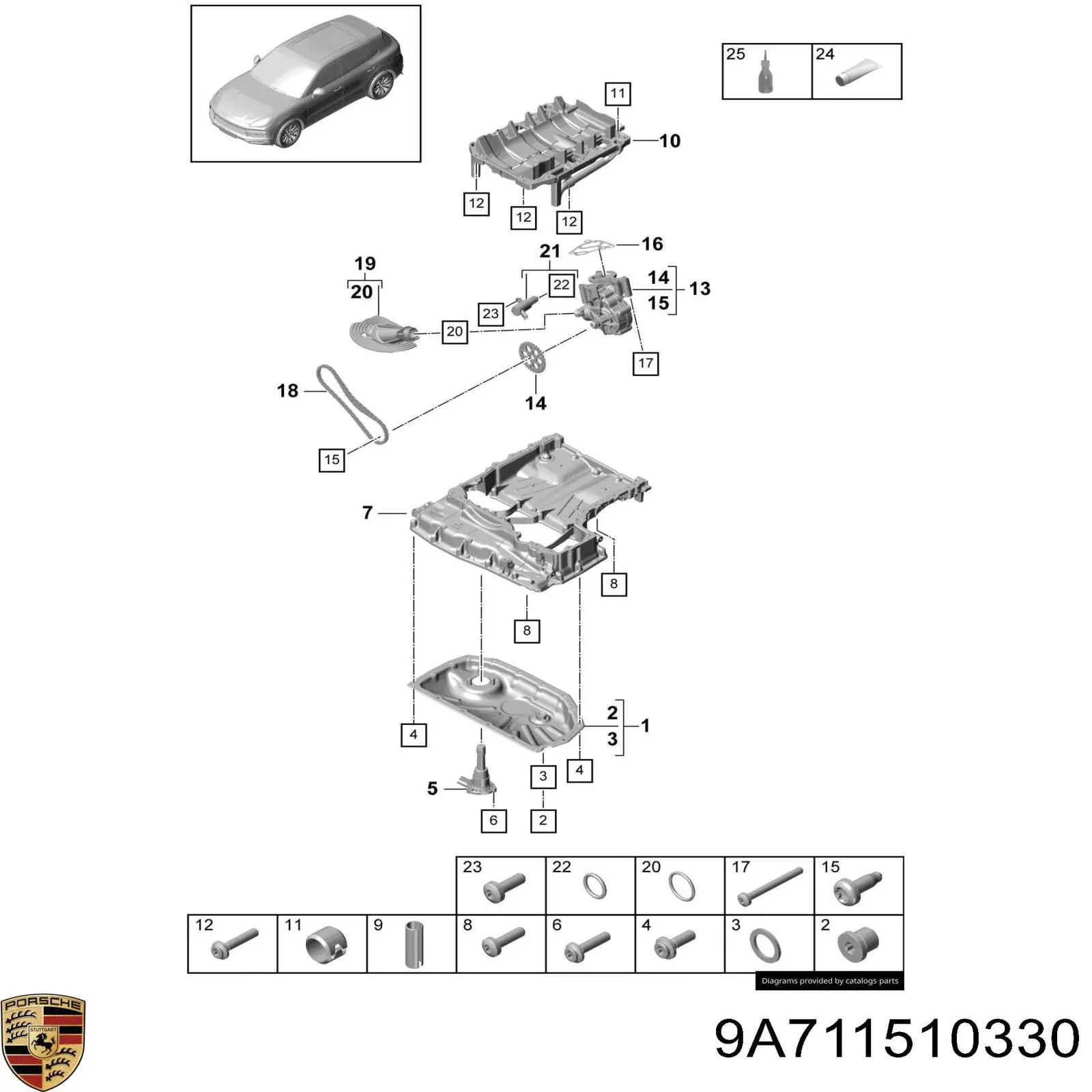 9A711510330 Porsche 