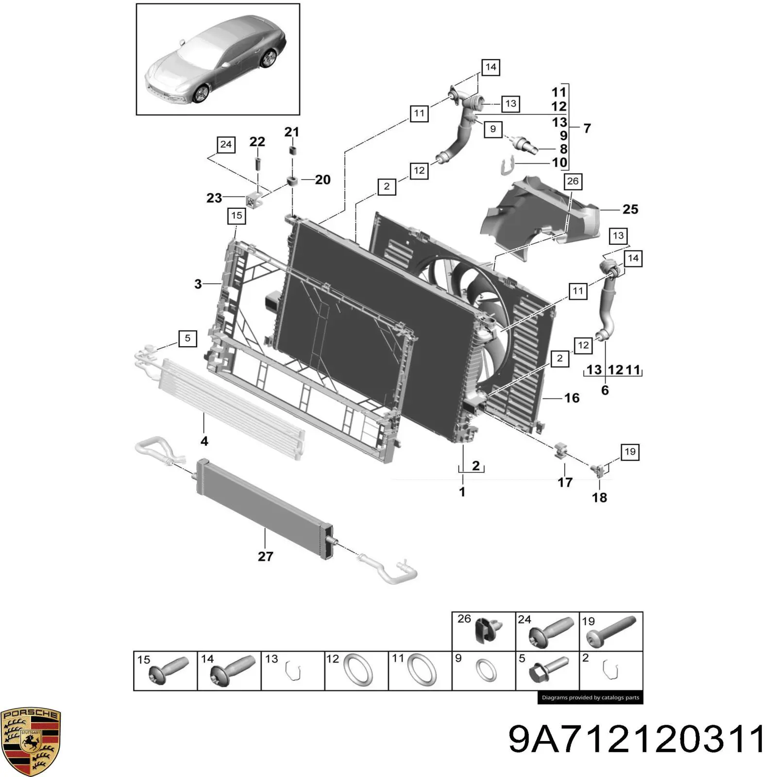  9A712120311 Porsche