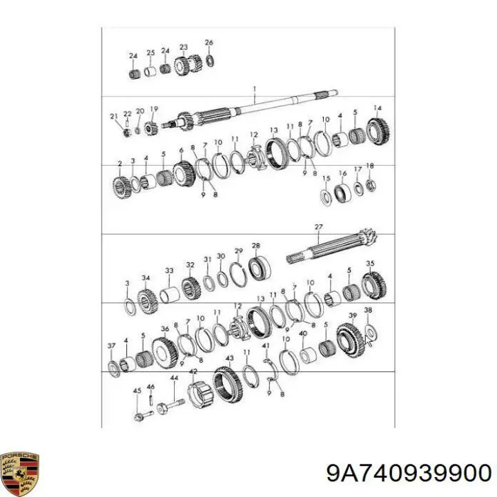  9A740939900 Porsche