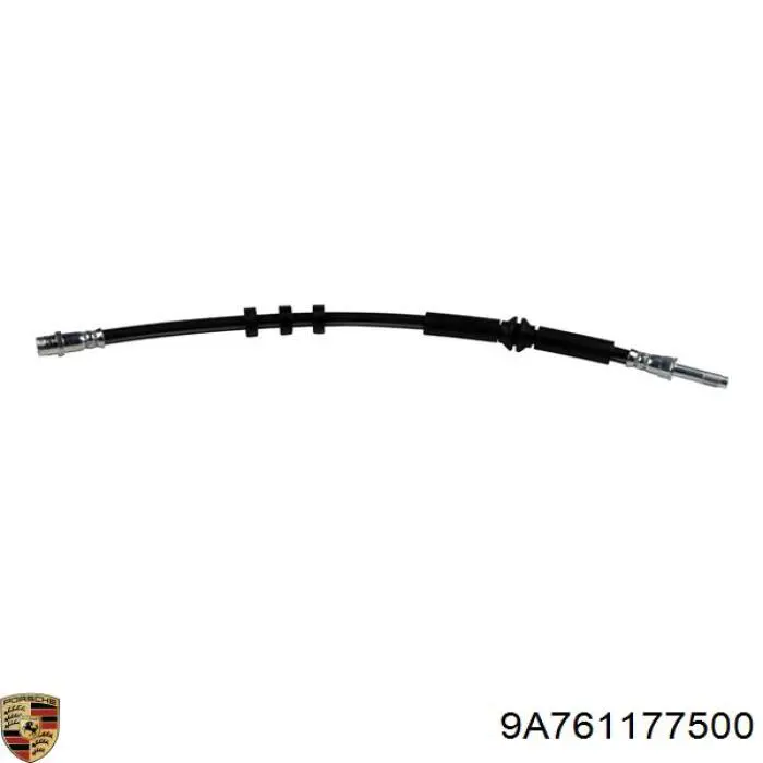 Шланг гальмівний передній Porsche 9A761177500 ціна, від 9.23 USD
