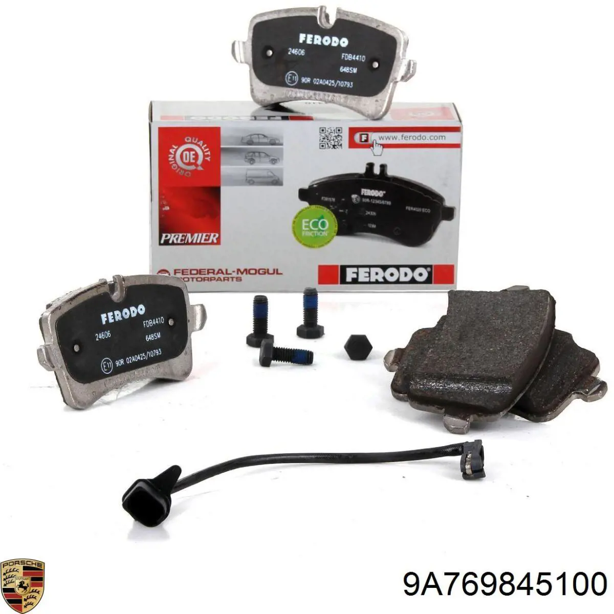 Купити 9A769845100 Porsche Задні колодки