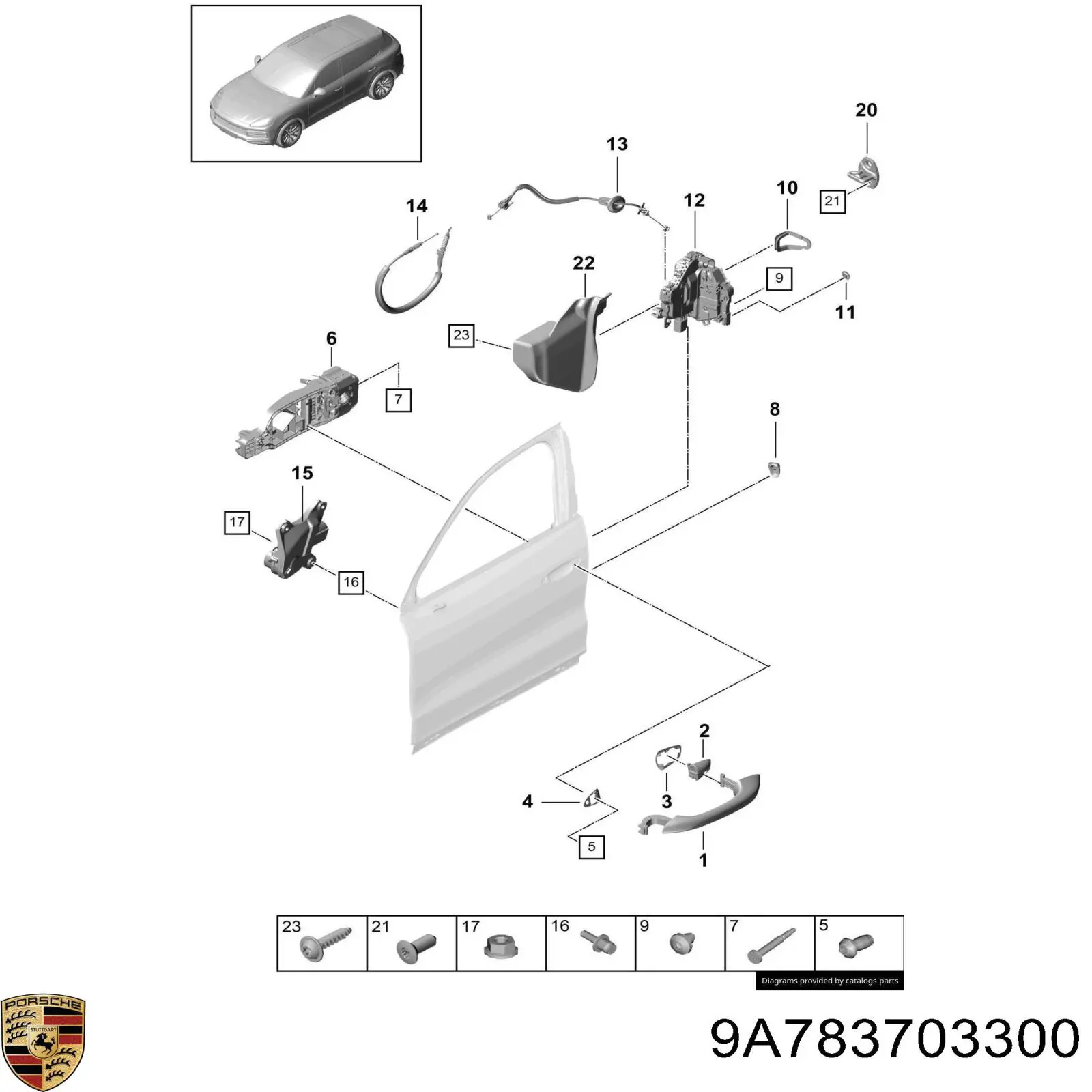  Porsche 9A783703300 ціна, від 20.27 USD