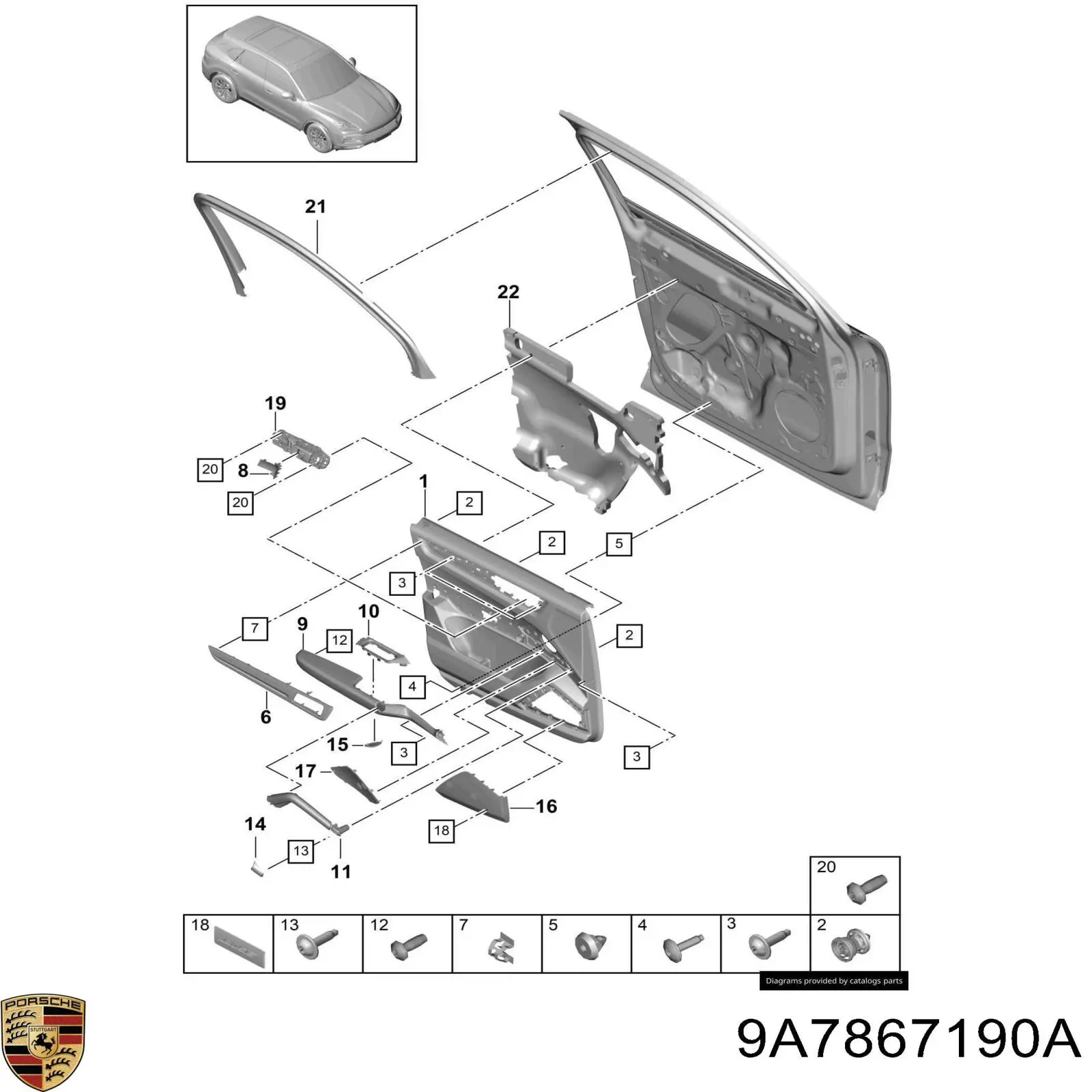 9A7867190A Porsche 