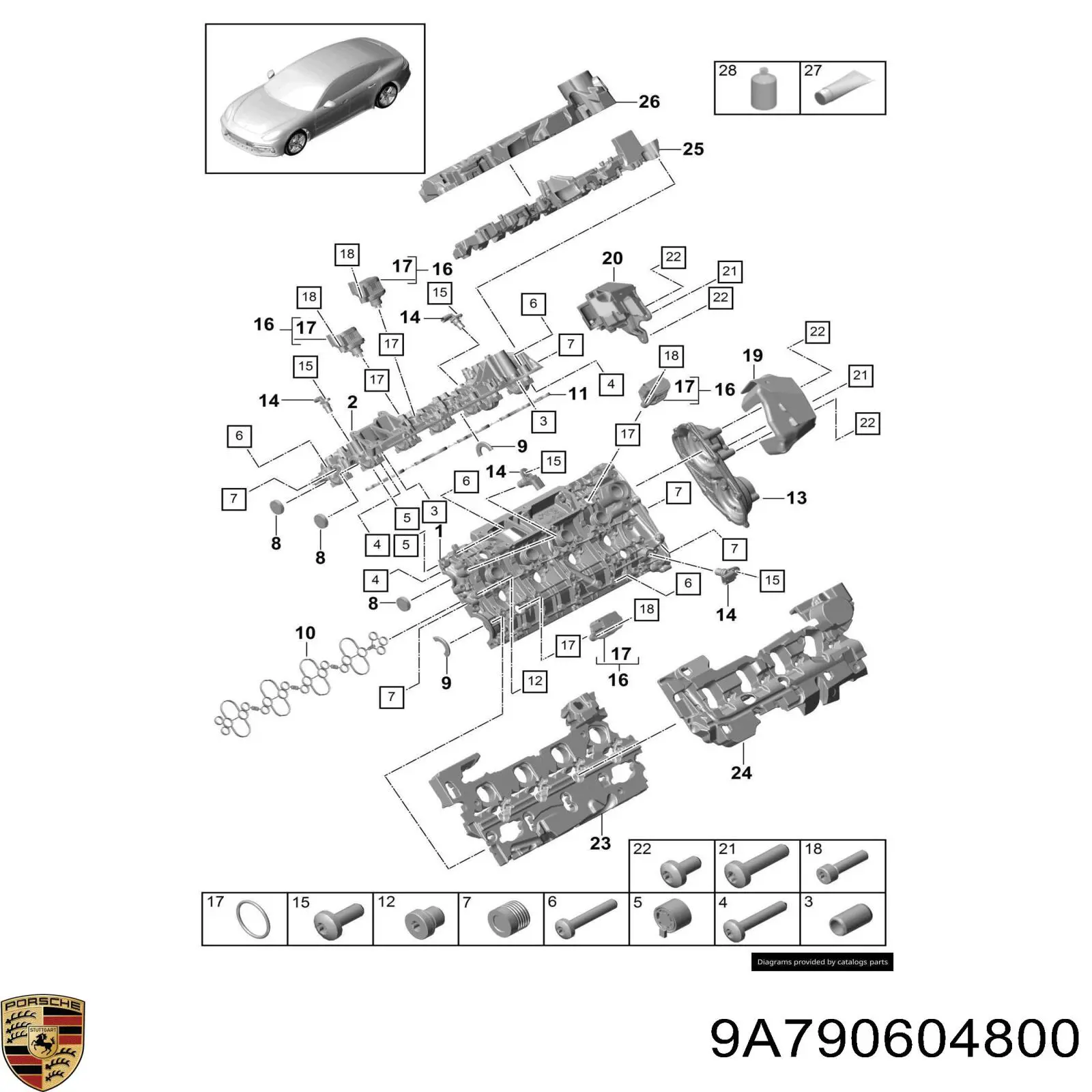 9A790604800 Porsche 