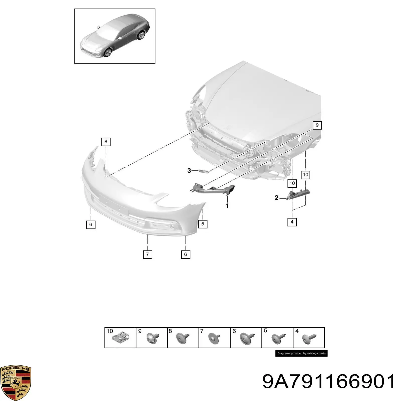  Porsche 9A791166901 ціна, від 3.23 USD