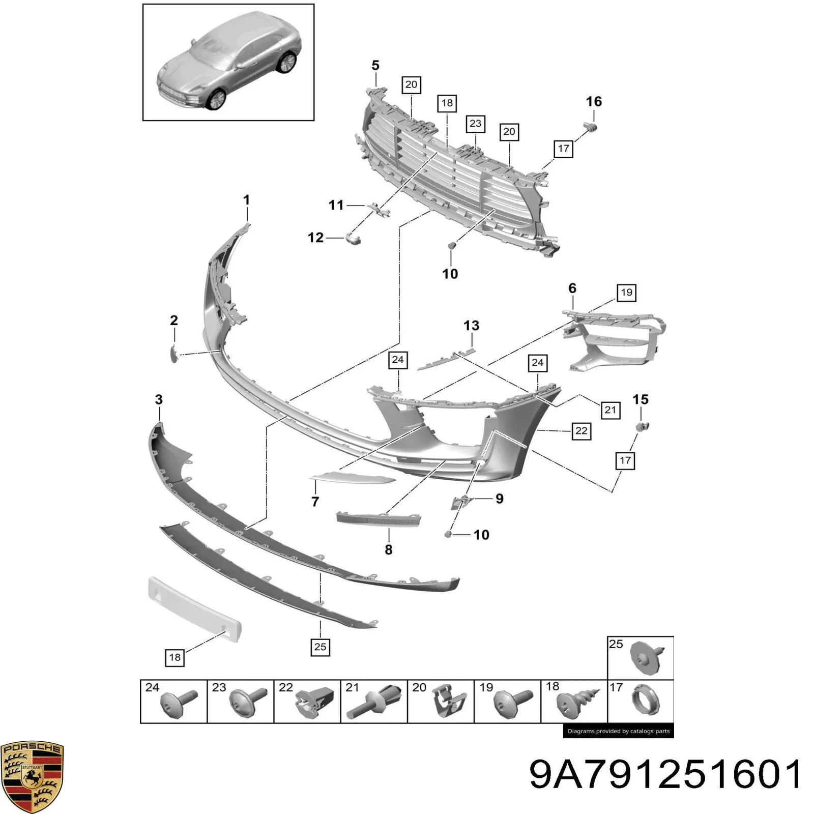  Porsche 9A791251601 ціна, від 2.50 USD