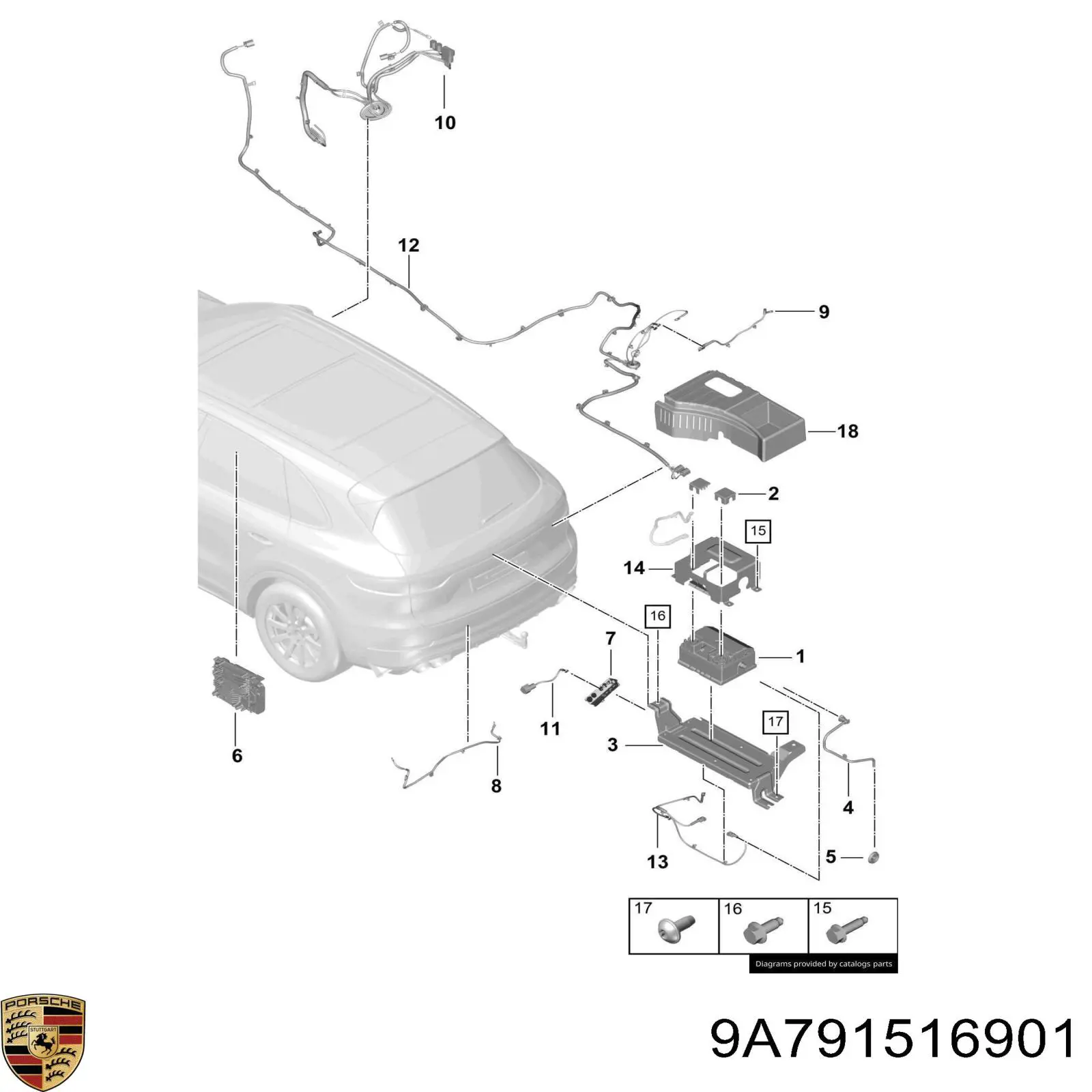  9A791516900 Porsche