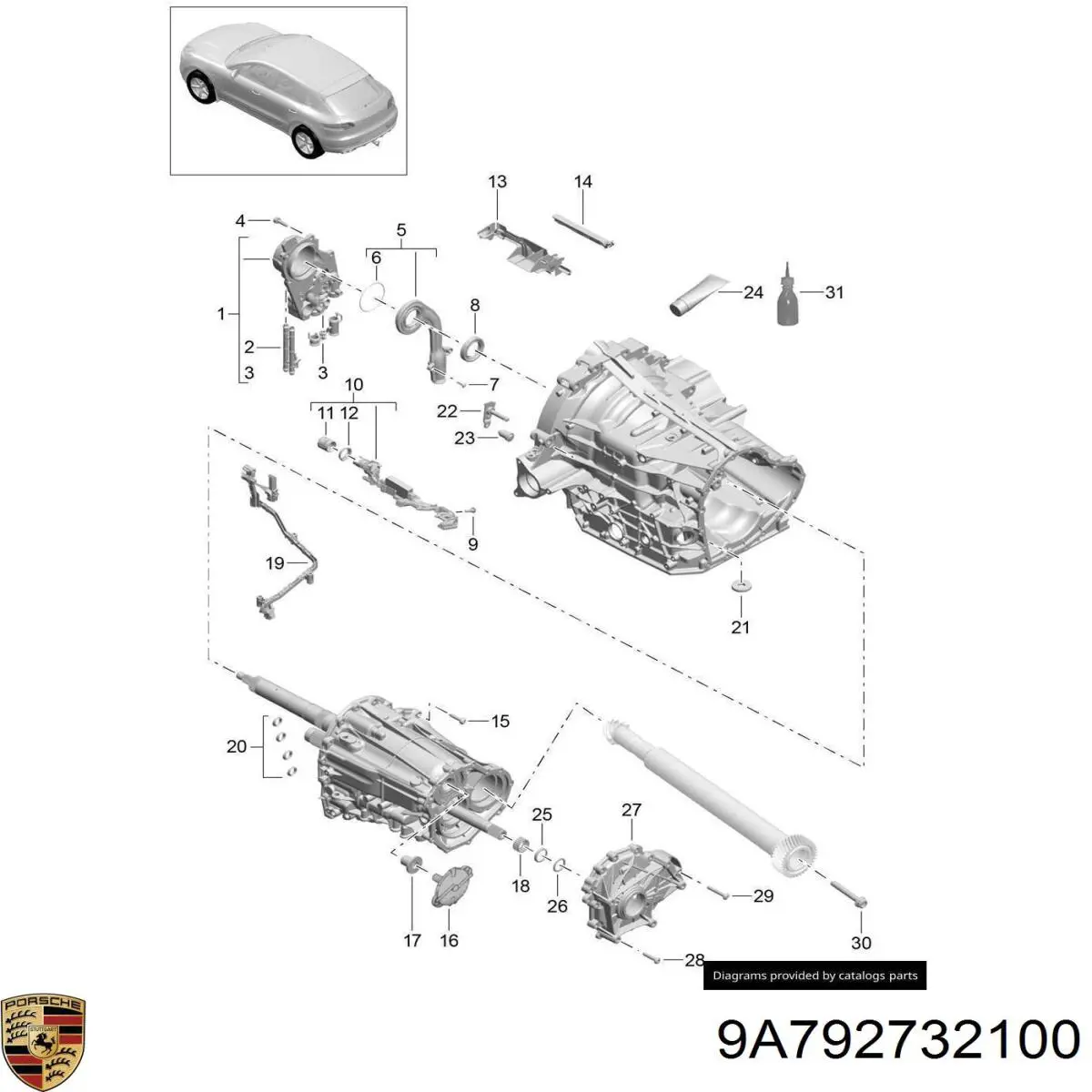 9A792732100 Porsche 