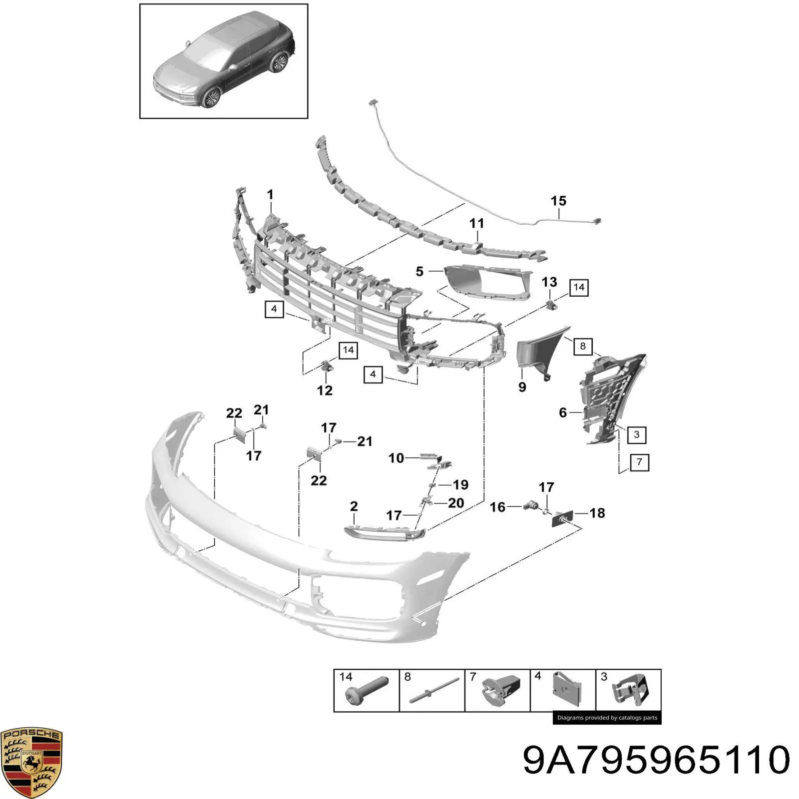 Купити 9A795965110 Porsche 