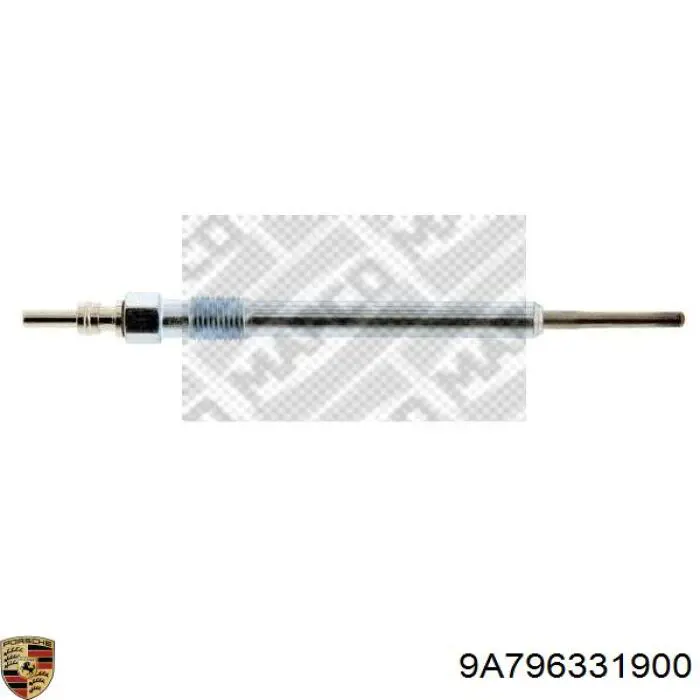 9A796331900 Porsche Свічки розжарювання