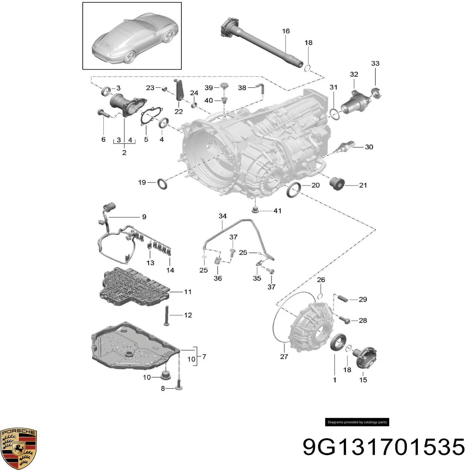 9G131701535 Porsche 
