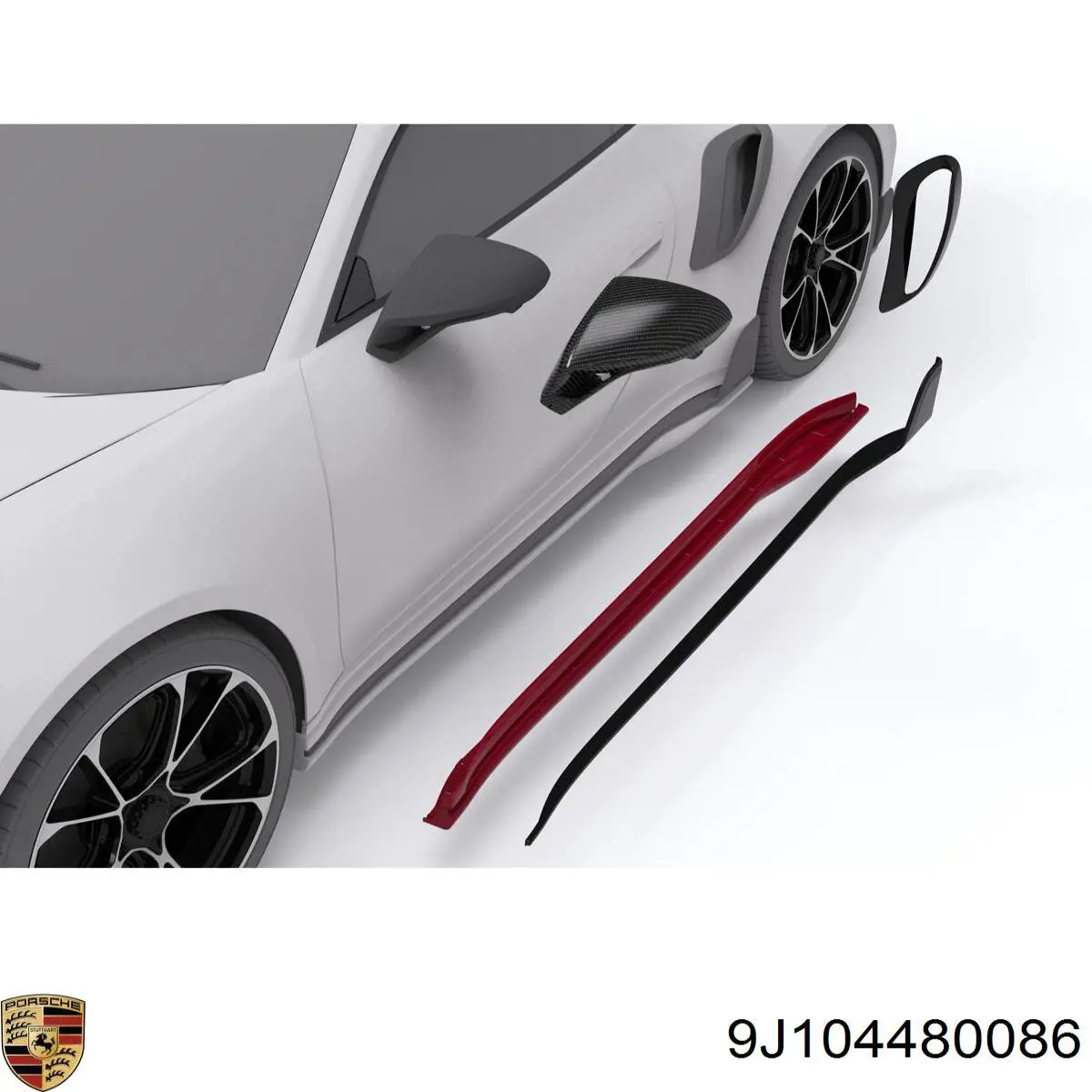  Porsche 9J104480086 ціна, від 1404.21 USD