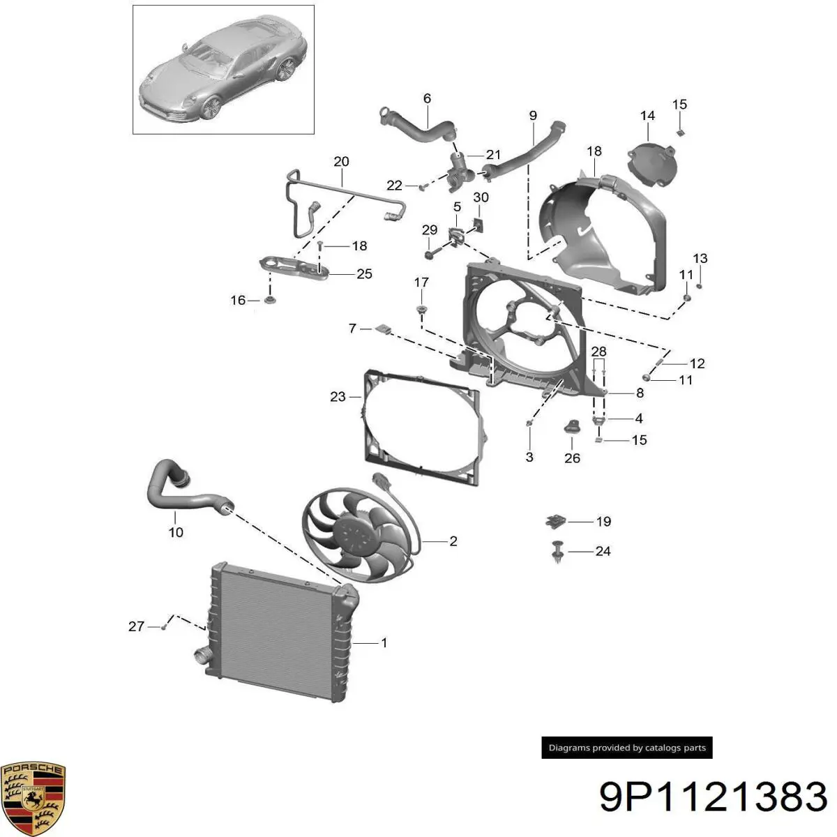 9P1121383 Porsche 