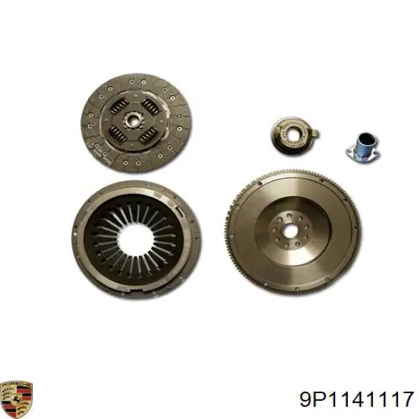 Пелюстковий кошик зчеплення Porsche 9P1141117 ціна, від 1913.70 USD
