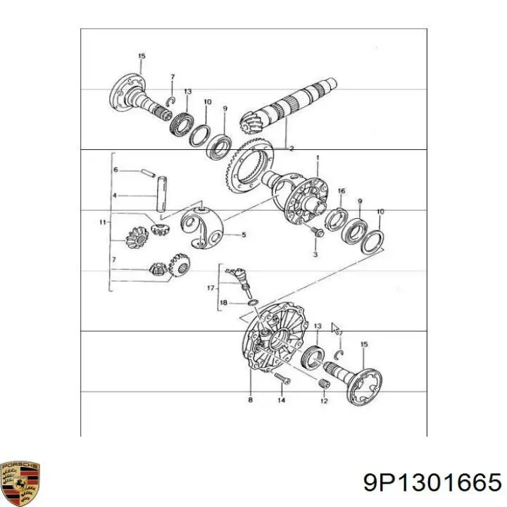  Porsche 9P1301665 ціна, від 51.02 USD
