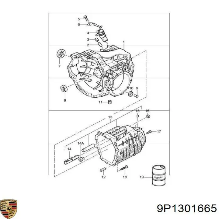  9P1301665 Porsche