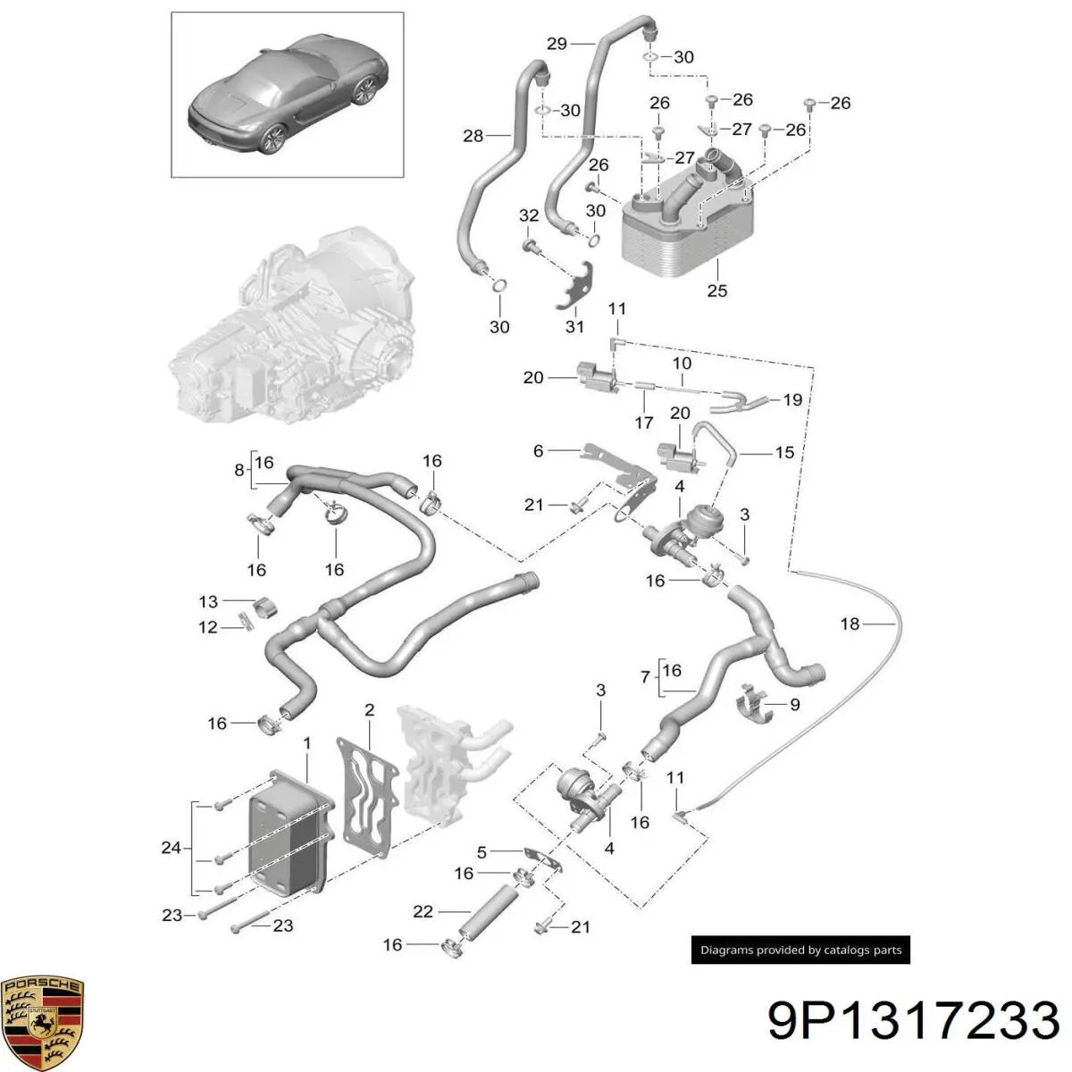  9P1317233 Porsche