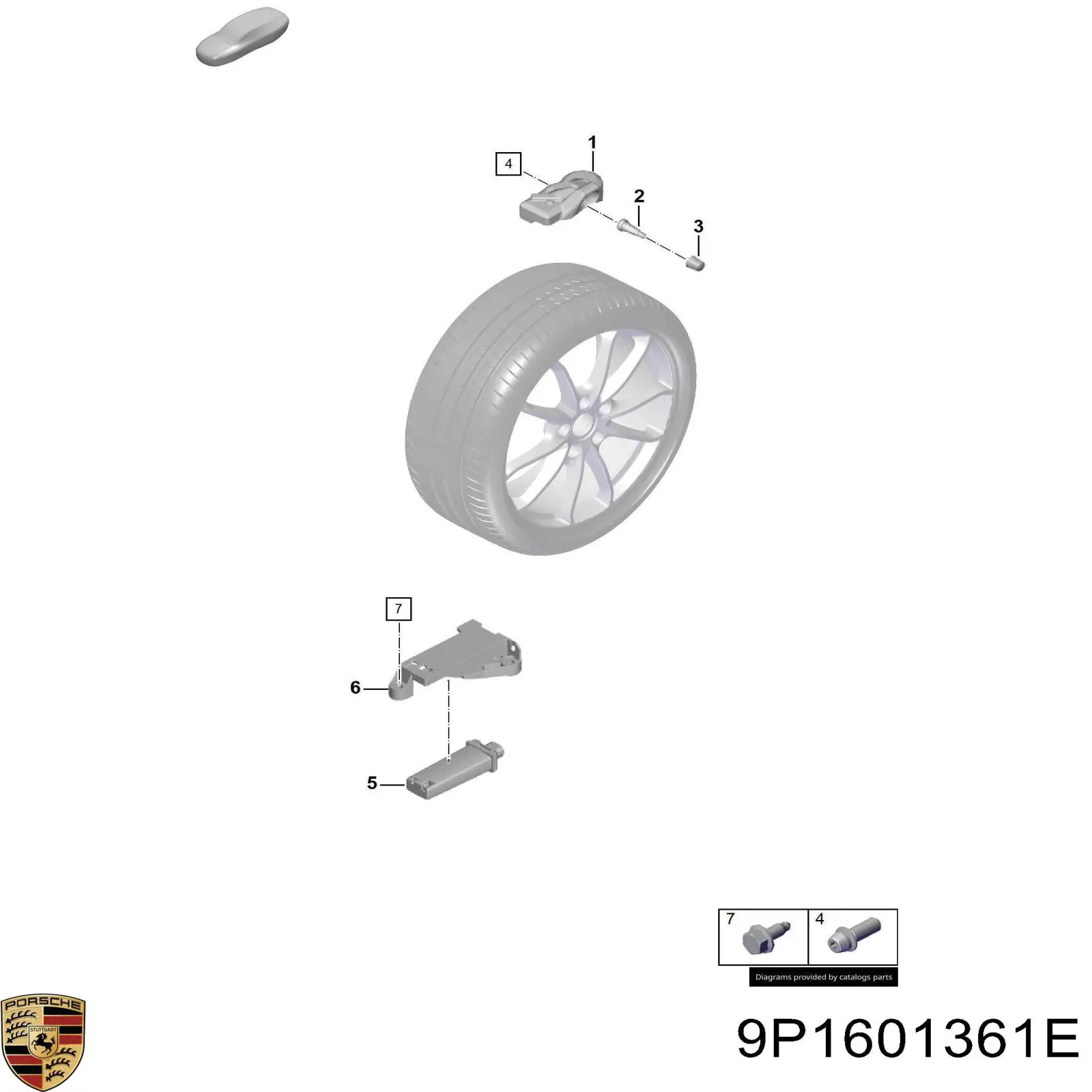 Купити 9P1601361G Porsche 