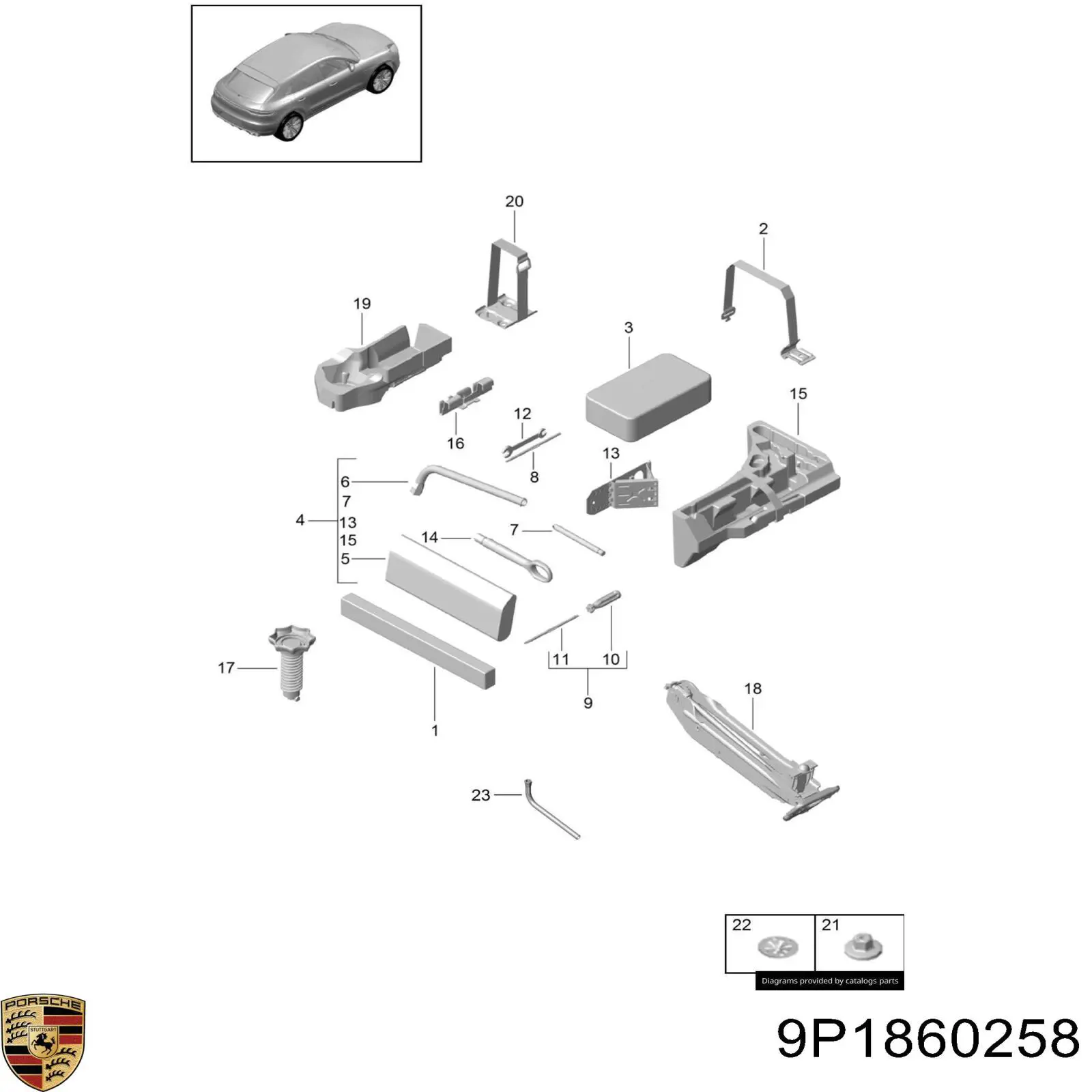 9P1860258 Porsche 