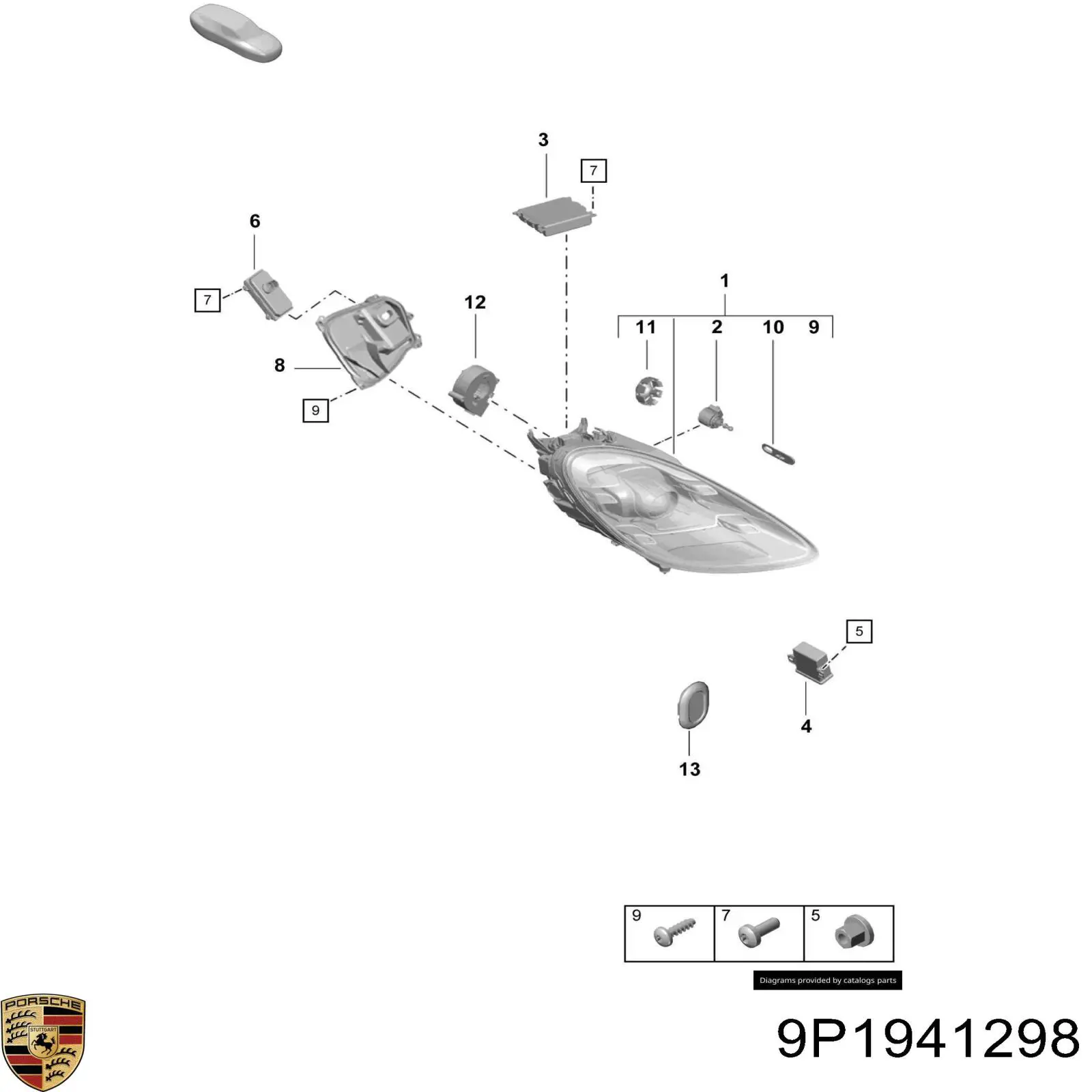 9P1941298 Porsche 