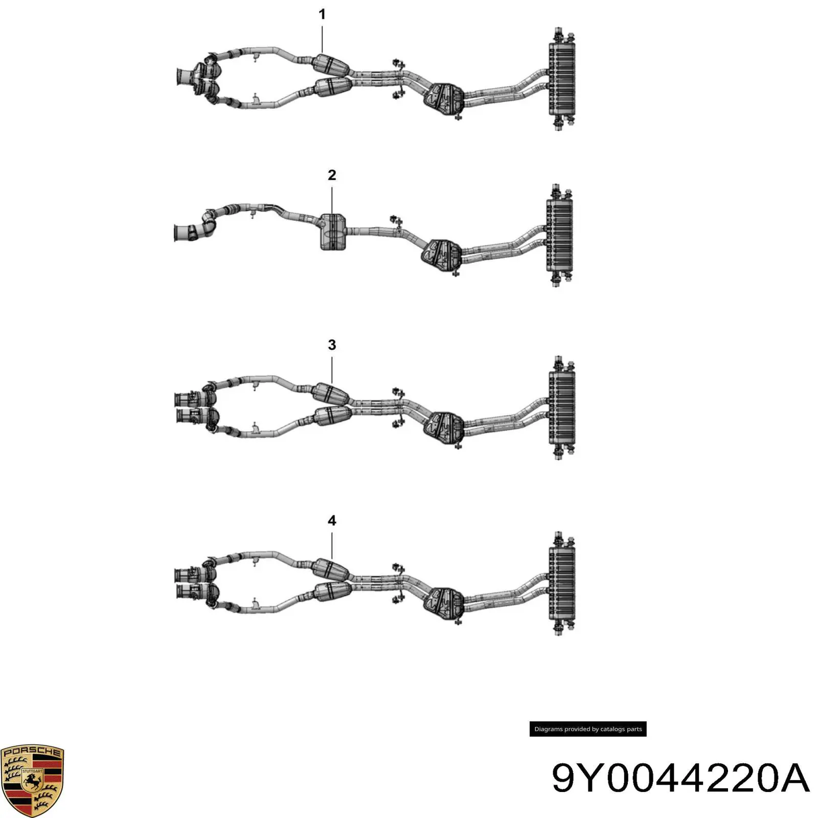  Porsche 9Y0044220A ціна, від 5059.15 USD