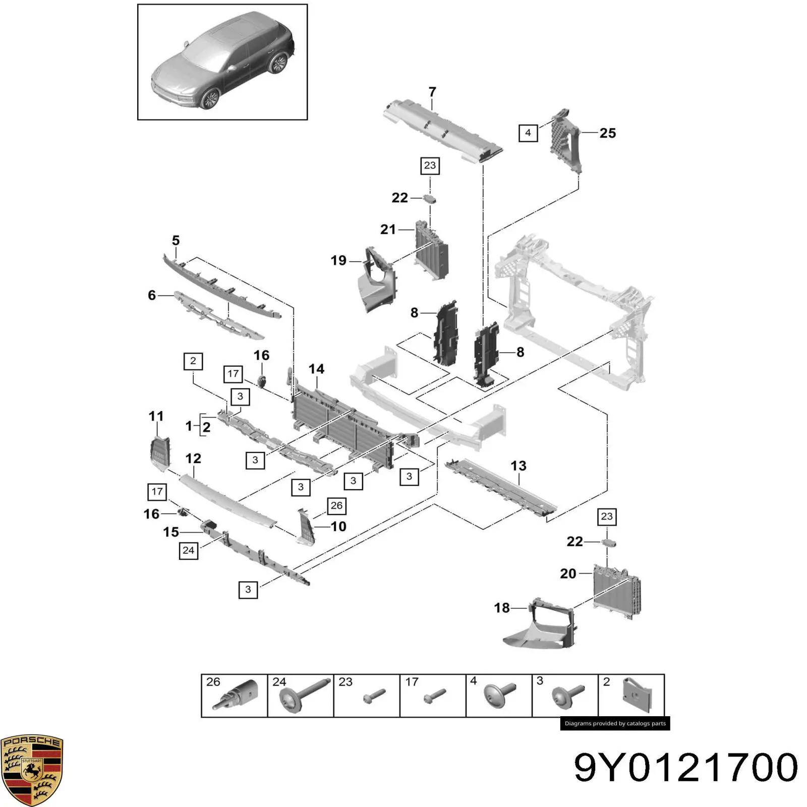  9Y0121700 Porsche