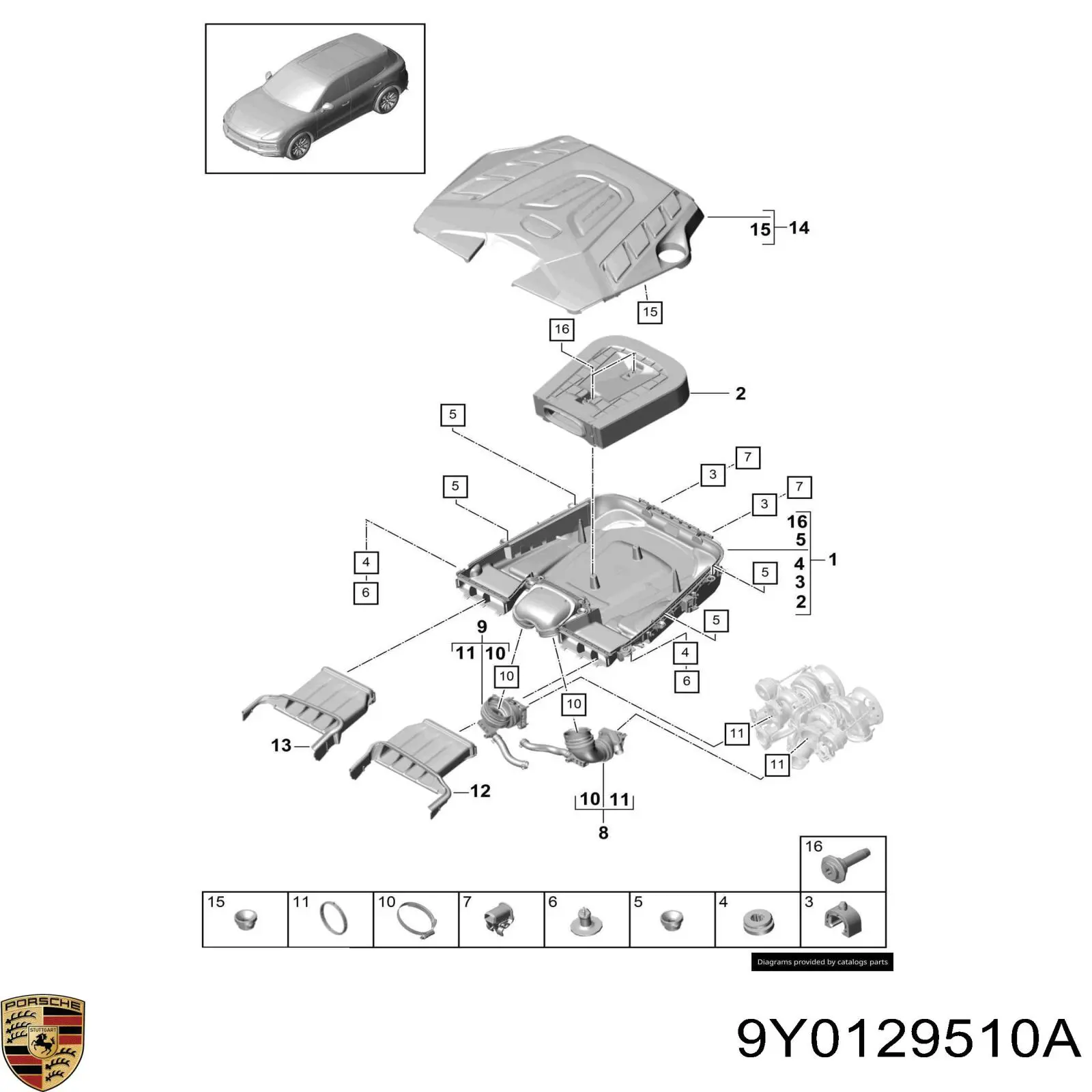 9Y0129510A Porsche 