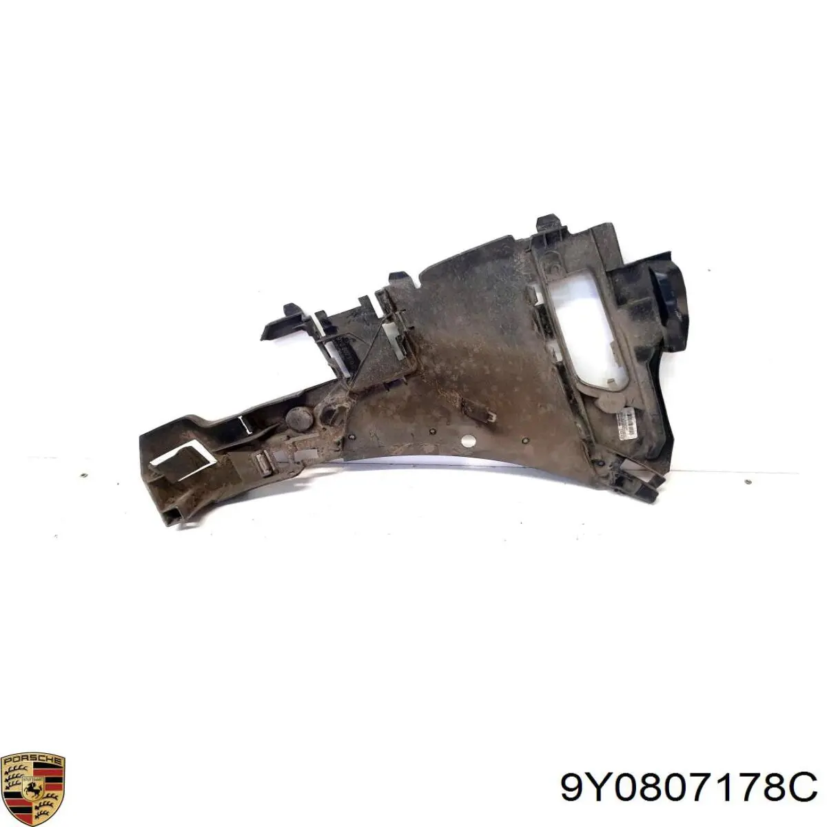 Купити 9Y0807178 Porsche Направляюча переднього бампера, права