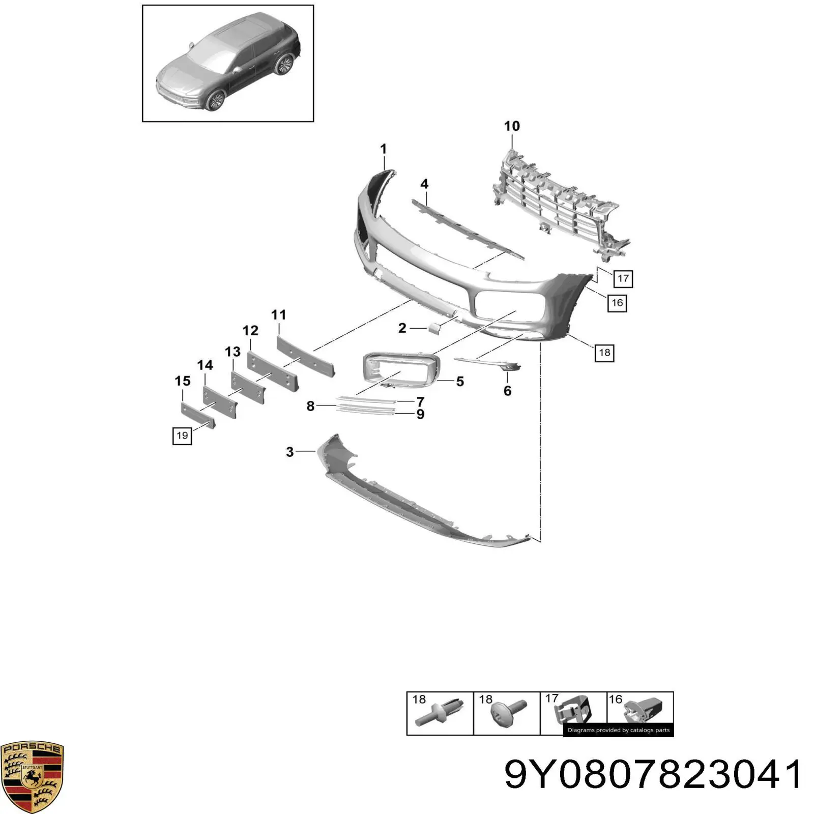  9Y0807823041 Porsche