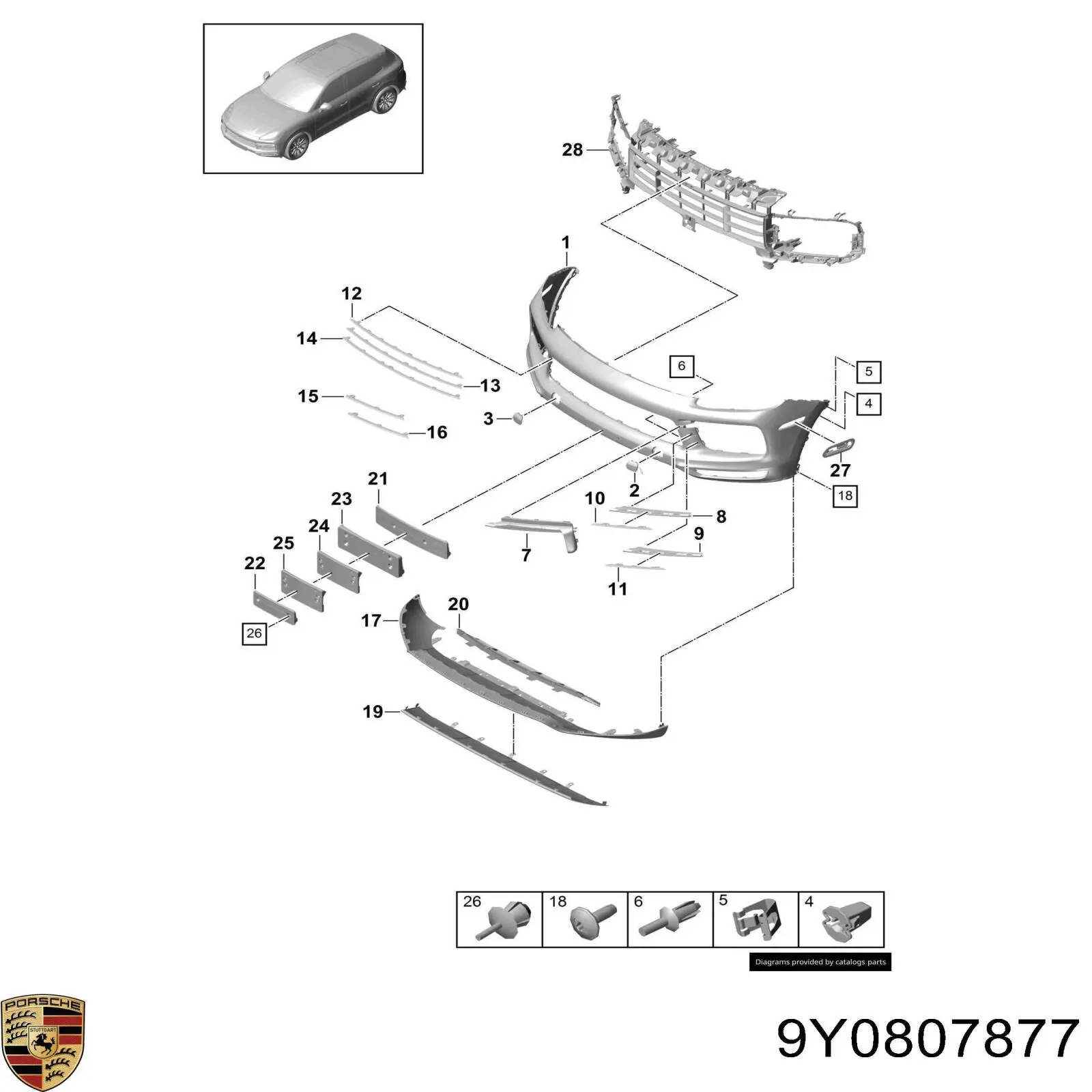9Y0807877 Porsche 