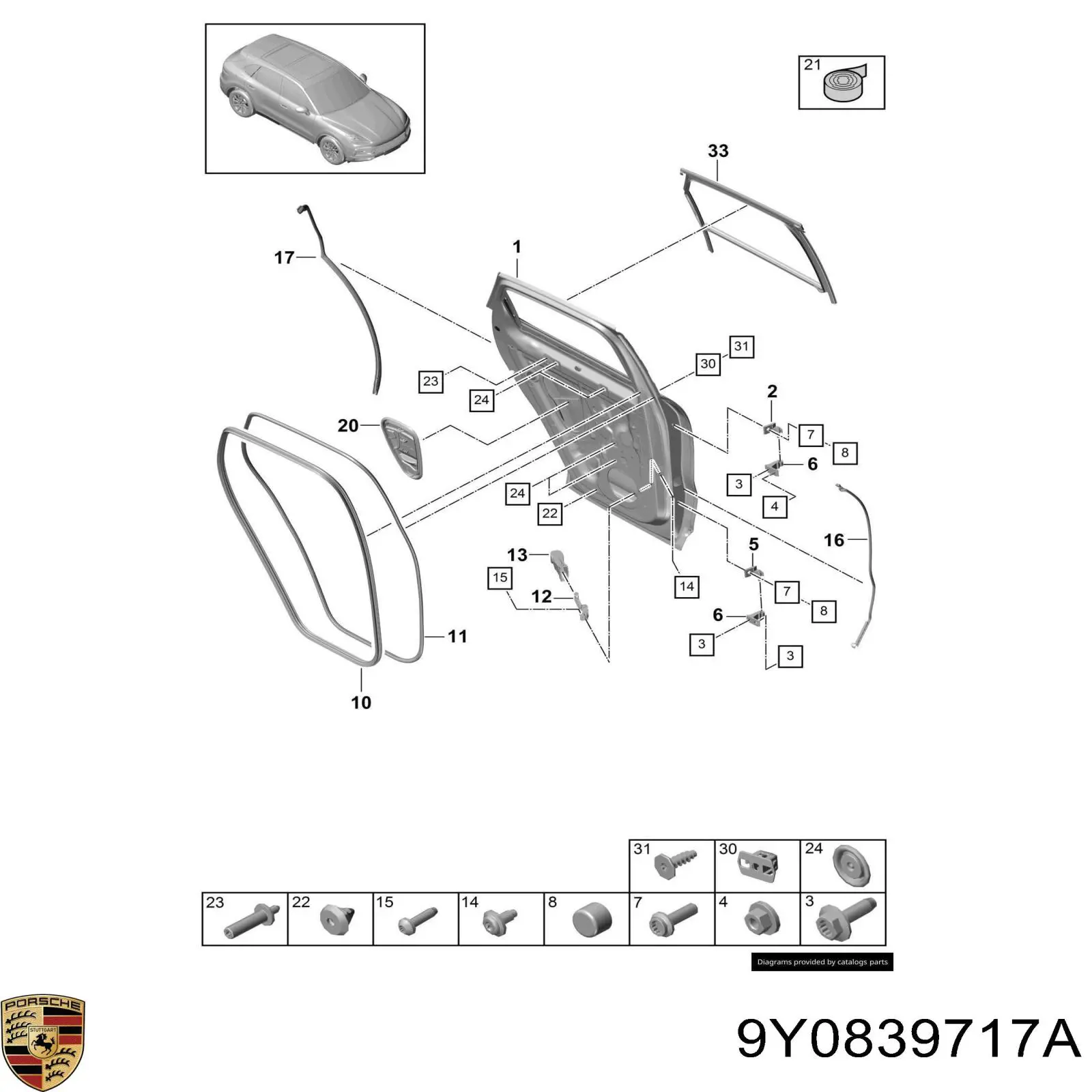  9Y0839717A Porsche