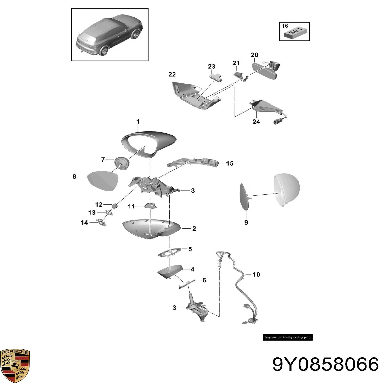 9Y0858066 Porsche 
